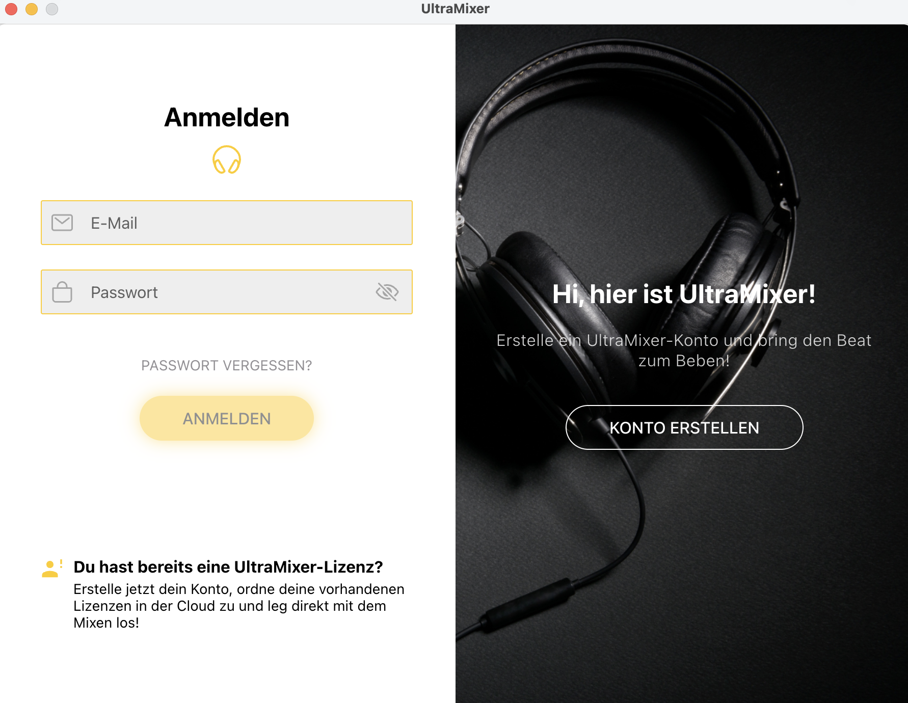 ultramixer_anmelden